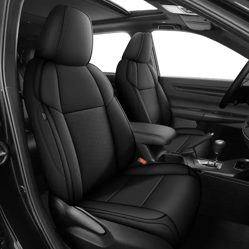 Vista 48 de Seat Covers for Mazda 3 2014 2015 2016 2017 2018 Custom Fit,Faux Leather Waterproof AirbagCompatible Car Seat Cover Full Set Black