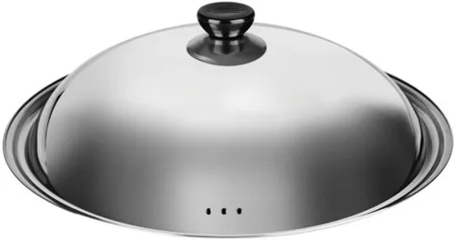 Vista 8 de DOITOOL Cubierta universal para tapa de olla de 1.4 pulgadas, tapa universal de acero inoxidable con perilla resistente al calor, tapa de sartén