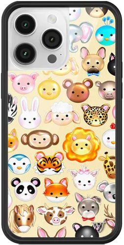Vista 6 de Wildflower Fundas - Compatible con iPhone 14 Pro Max Protector negro parachoques, certificado de prueba de caídas de 6.5 pies, pequeña empresa
