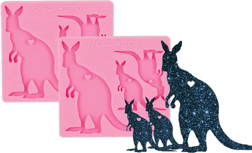 Vista 16 de Shiny Bear Family - Molde para llavero de resina para hacer manualidades con arte epoxi
