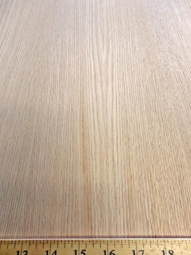 Vista 2 de Chapa de madera de roble rojo de 48 x 74 pulgadas con respaldo fenólico HPL laminado de 1/20 pulgadas
