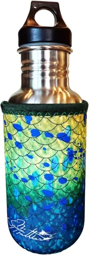 Vista 18 de Funda de neopreno para botella de agua Koverz, funda de neopreno, se ajusta a botellas de agua de 24-30 oz, lavable y reutilizable, tamaño grande