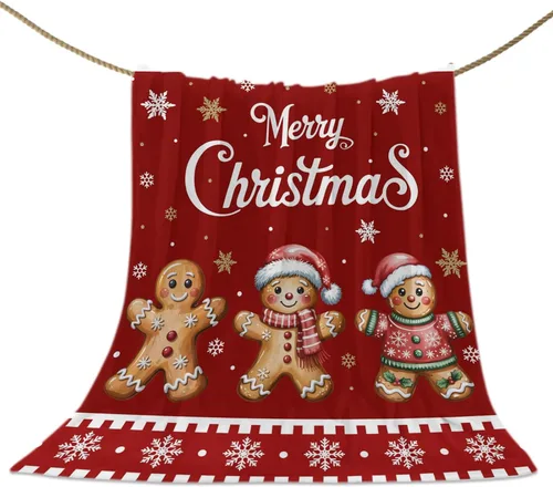 Vista 39 de Manta de forro polar suave con diseño de árbol de Navidad con texto en inglés «This is My Christmas» para ver películas navideñas, sofá, silla, sala
