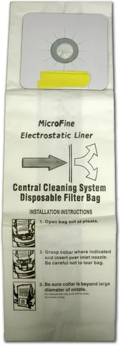 Vista 3 de EnviroCare Paquete de 3 bolsas para aspiradora central de microfiltración Nutone