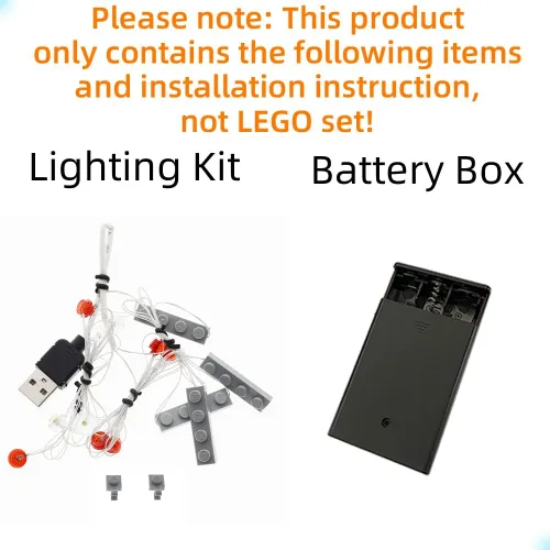 Vista 3 de GEAMENT Kit de luces LED versión 2020 compatible con modelos de construcción Lego 75288 at-at (versión 2020) (juego de modelos no incluidos)