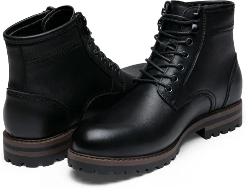 Vista 6 de Jousen Mens Chukka Boots Classic Leather Dress Boot