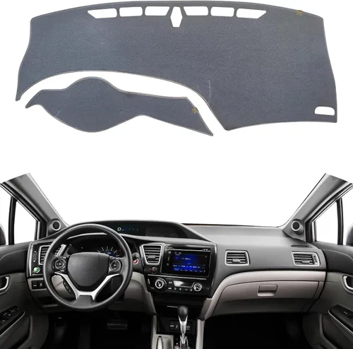 Vista 17 de TUCAREST Funda para salpicadero Compatible con Ch-Evy Silverado 1500/2500 HD/ 3500 HD 2019 2020 2021 2022 2023, GM-C Sierra 1500/2500 HD/ 3500 HD