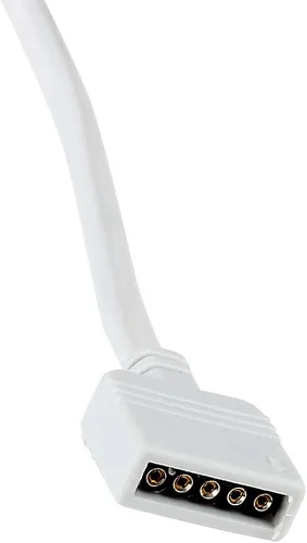 Vista 5 de SUPERNIGHT RGBW - Tira de luz LED control remoto, atenuador para RGB+luz de tira blanca RGBWW, control remoto inalámbrico IR de 40 teclas para luces