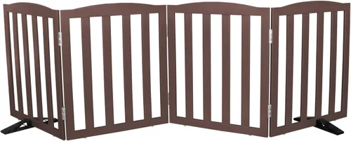 Vista 13 de Puerta Independiente para Perros para Interiores, Puerta para Perros Plegable, Puertas para Mascotas para Entradas, Escaleras o Pasillos, Puerta