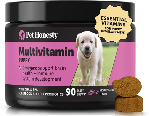 Vista 15 de Multivitaminas para perros mayores - Vitaminas y suplementos esenciales para perros - Glucosamina, probióticos, aceite de pescado Omega