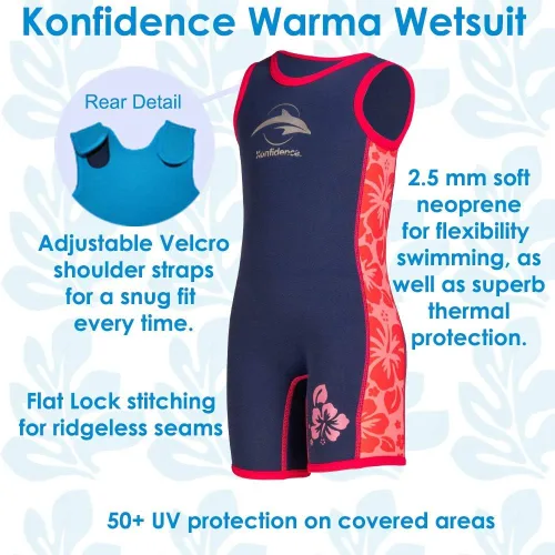 Vista 3 de Konfidence Warma - Traje de neopreno para niños