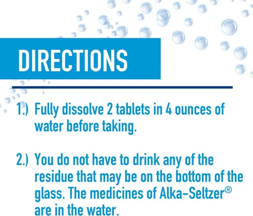 Vista 5 de Alka-Seltzer Lemon Lime 36 tabletas efervescentes (paquete de 2)