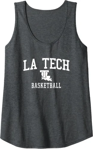Vista 4 de Camiseta sin mangas de baloncesto Louisiana Tech Bulldogs, Negro