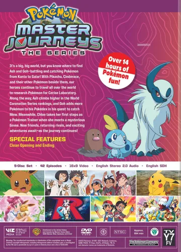 Vista 3 de Pokemon The Series Master Journeys Complete Season