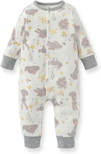 Vista 7 de Zanie Kids Mameluco de manga larga para bebé, niña, niño, traje de primera pieza, traje de primer cumpleaños, primavera, otoño e invierno Chritmas