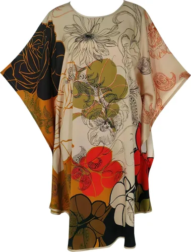 Vista 19 de Pijama de seda 100% para mujer, batas de baño de seda para mujer, batas de kimono de seda, batas de baño con mangas de muñeca, estampado floral