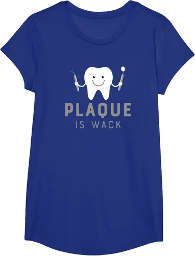 Vista 69 de Plaque is Wack Funny Dental Hygienist T-Shirt Asphalt Grey