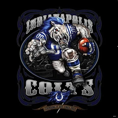 Vista 4 de Skinit Calcomanía para juegos compatible con PS4 Pro/Slim Controller, con licencia oficial de Liquid Blue NFL Indianapolis Colts Running Back