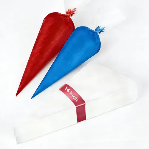 Vista 7 de 100 piezas de bolsas de tubería desechables - Bolsas de tubería sin punta Bolsas de pastelería Bolsas de glaseado para tubería Bolsas