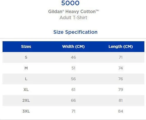 Vista 3 de Gildan Camiseta en blanco - Unisex Estilo 5000 Adulto