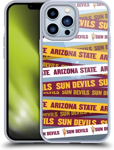 Vista 120 de Head Case Designs Funda de gel ASU Camou con licencia oficial de la Universidad Estatal de Arizona [protección de grado militar] compatible