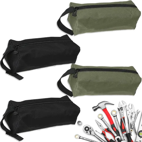 Vista 8 de Bolsa de herramientas Haikole 2 piezas, bolsa de herramientas de lona, bolsas de herramientas multiusos, bolsas de herramientas pequeñas