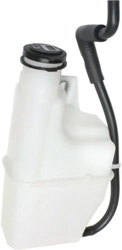 Vista 5 de Evan-Fischer Depósito de refrigerante compatible con Mazda 2 2011-2014 con tapa y manguera de plástico
