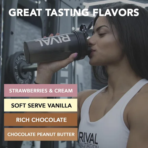 Vista 6 de Rival Nutrition Rival Whey Protein Powder (Cereal Toast de Canela, 2 lb)