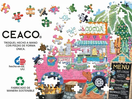 Vista 5 de Ceaco - Festive Food Truck II - Rompecabezas de 500 piezas para adultos