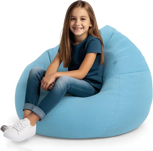 Vista 10 de Funda para silla de almacenamiento de puf de animales de peluche (sin relleno), suave, lavable, rellenable, extraíble, organizador de felpa de alta