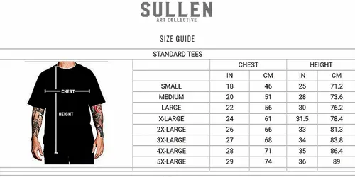 Vista 5 de Sullen Leaders - Camiseta de manga corta para hombre