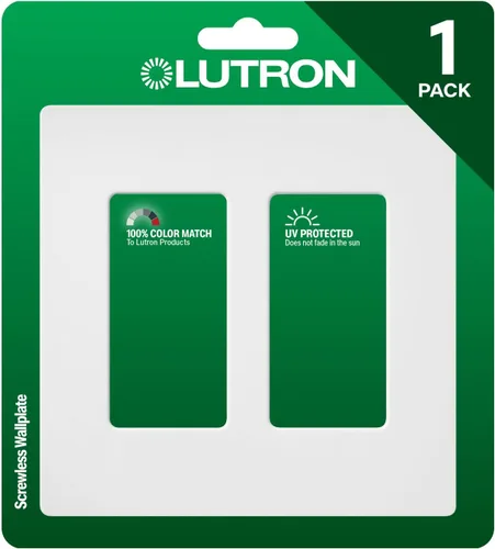 Vista 10 de Lutron Claro - Placa de cubierta para interruptor de luz, placa de pared de 2 posiciones, para interruptores de luz decorativos, cubierta