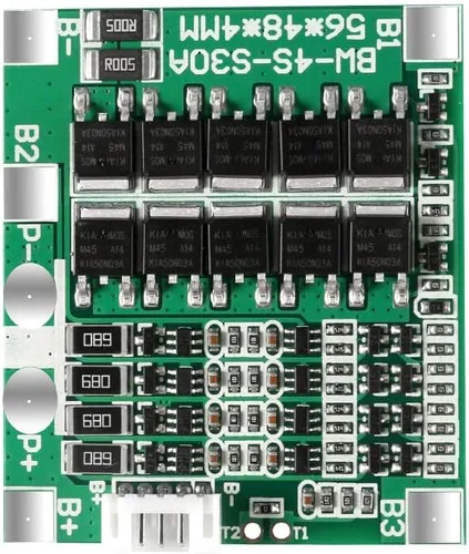 Vista 3 de 2 unids 4S 30A 14.8V Li-ion Li-ion 18650 Batería BMS Paquetes PCB Protección Junta Balance Circuitos Integrados