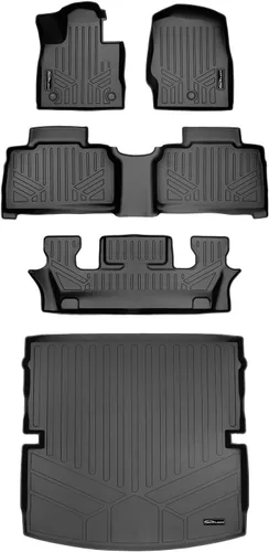 Vista 35 de SMARTLINER Alfombrilla de suelo para maletero de carga para todo tipo de clima para Ford Explorer 2002-2010
