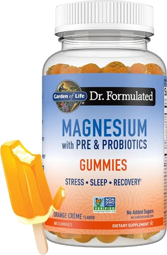 Vista 9 de Garden of Life Gomitas de Suplemento de Citrato de Magnesio con Prebióticos y Probióticos para el Estrés, el Sueño y la Recuperación - Vegano, Sin