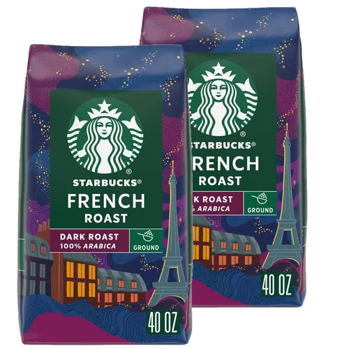 Vista 16 de Starbucks Café de tierra asado oscuro asado francés, bolsa de 28 onzas Café molido 100% arábigo; tostado francés tostado oscuro; 1 bolsa, 28 onzas
