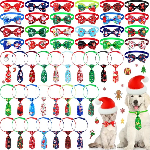 Vista 10 de Eccliy 50 collares ajustables para perros de Halloween Fantasma