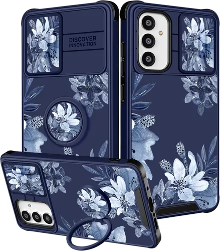 Vista 148 de Funda 2 en 1 para Samsung Galaxy S23 Ultra Flamingo para mujeres y niñas, diseño femenino de flamencos con cubierta deslizante para cámara y soporte
