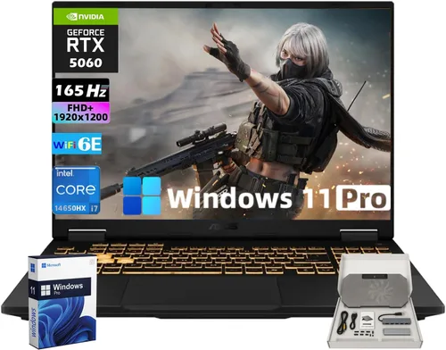 Vista 9 de ASUS F TUF Gaming A15 Laptop para juegos 144Hz FHD IPS tipo AMD Ryzen 5 4600H GeForce GTX 1650 8GB DDR4 512GB PCIe SSD Gigabit Wi-Fi 5 Windows 10