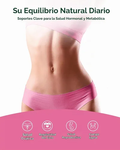 Vista 2 de Brillo interior Myo D-Chiro Inositol 40:1 Equilibrio hormonal de las mujeres 120 cápsulas