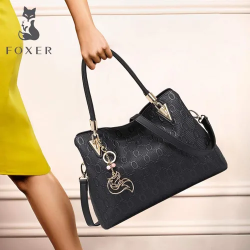 Vista 7 de Leather Handbag for Women Ladies Top Handle Tote Crossbody Shoulder Bag