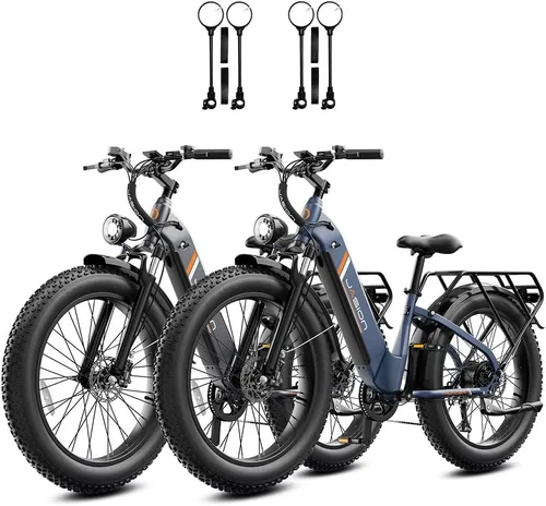 Vista 15 de Jasion Bicicleta eléctrica Thunder/PRO/ST, 2000 W/1800 W Peak Ebikes para adultos, neumático de grasa de 26 pulgadas, mejor bicicleta eléctrica