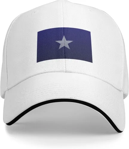Vista 2 de QIZYOQA Bonnie Blue Flag Knitting Effect Baseball Cap for Men Women Adjustable Funny Dad Hat