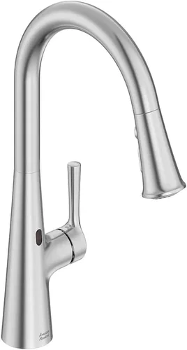 Vista 7 de American Standard 7441300.GN0 Southport Grifo de cocina desplegable con pulverizador, 1.8 GPM, grifos de cocina con pulverizador extraíble, oro Oro