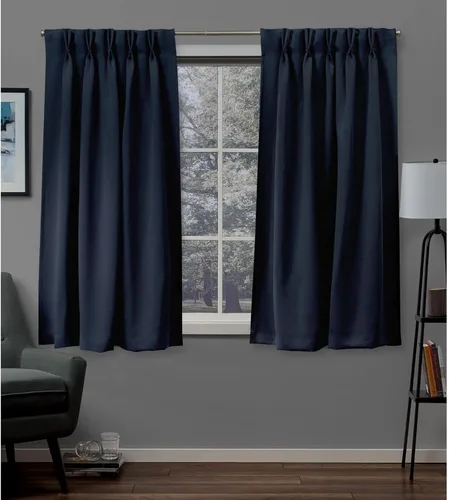 Vista 23 de Cortinas Exclusive Home Curtains, par para panel, de satén Plata