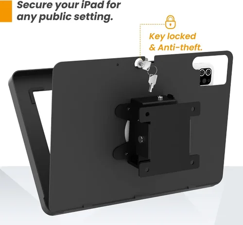 Vista 4 de Soporte de pared para tablet compatible con iPad 10.9", Pro 11", 1, 2, 3, 4, Air 4, 5, Air 11" (M2/M3/M4), iPad de 11" (A16) - BSW101BA