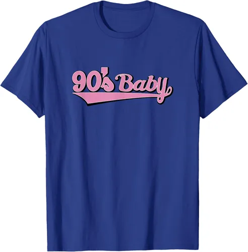 Vista 19 de 90s Baby Nostalgia Camiseta retro rosa con diseño estético, Blanco
