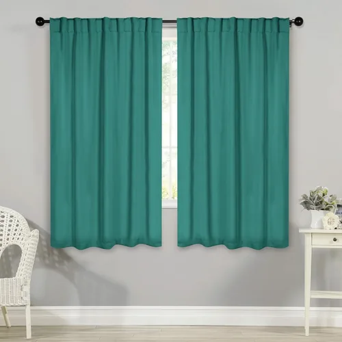 Vista 129 de Superior Cortinas Opacas, Oscurecimiento de Habitación, Dormitorio, Cortinas, Cocina, Acentos de Ventana de Sala de Estar, Bloqueo Solar, Térmico