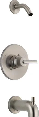 Vista 3 de Delta Faucet T14459-LHD Trinsic Serie 14 - Molde para bañera/ducha con menos cabezal de ducha, cromado