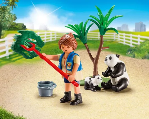 Vista 3 de Playmobil Estuche de transporte Panda Caretaker